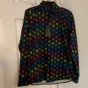 Men’s Moderno Button Down Shirt Sz 39/40 M